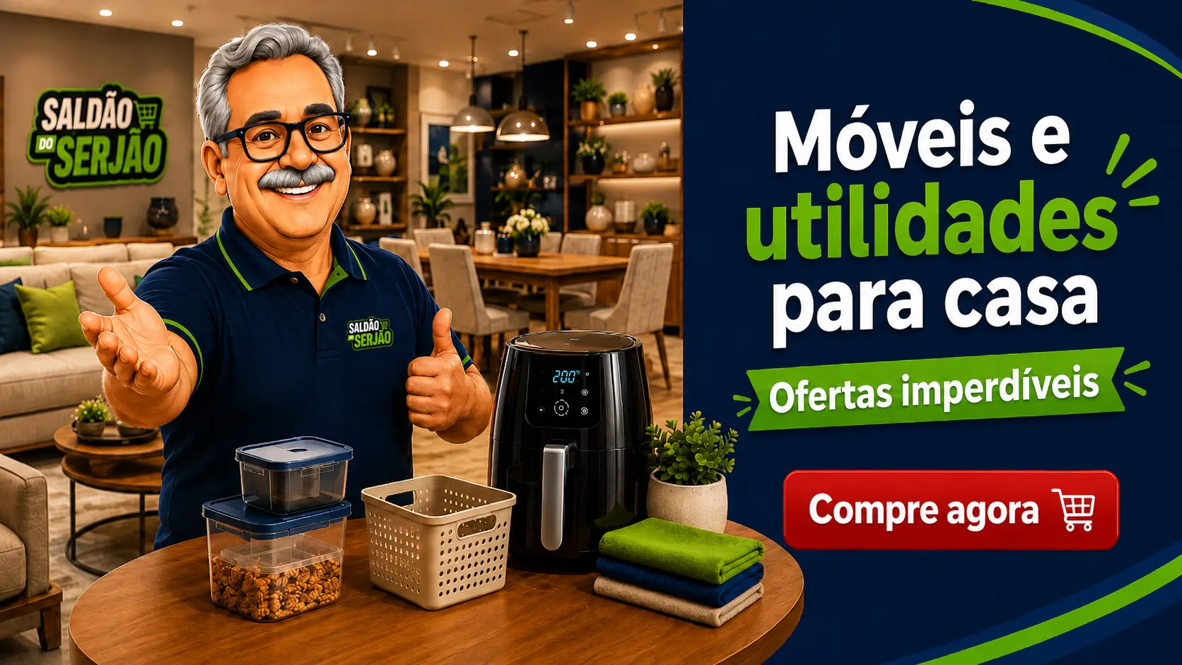 Saldão do Serjão - Móveis e utilidades para casa