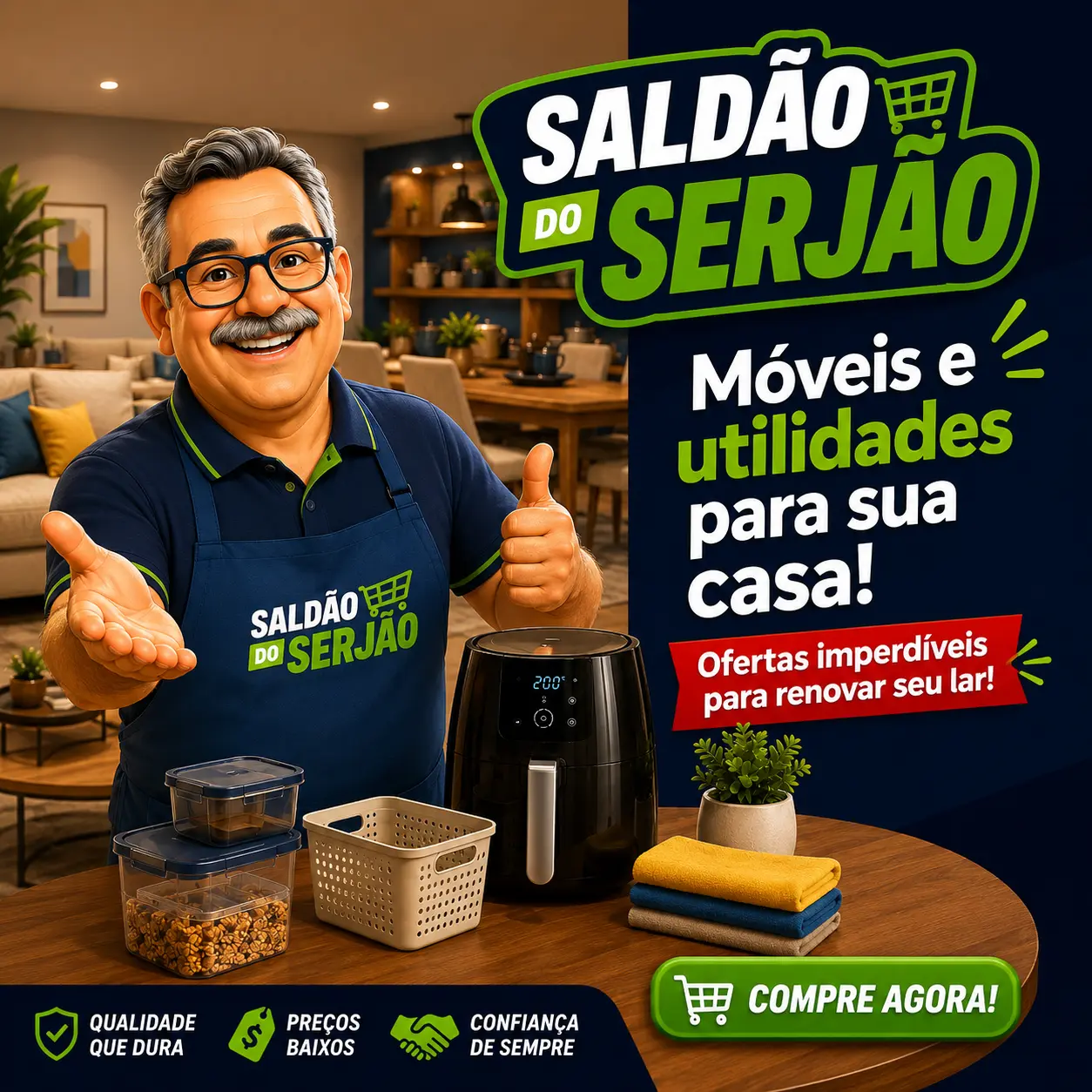 Saldão do Serjão - Móveis e utilidades para casa